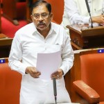 Parameshwara speaking to reporters about his Deputy CM role in Karnataka Parameshwara speaking to reporters about his Deputy CM role in Karnataka