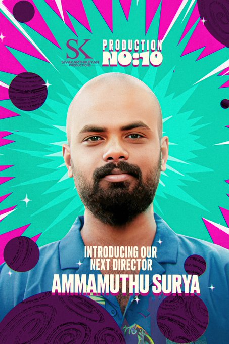 Sivakarthikeyan announces Ammamuthu Surya as new director for SK Productions film Sivakarthikeyan announces Ammamuthu Surya as new director for SK Productions film