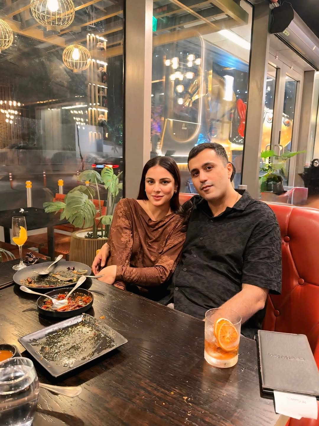 Shraddha Arya and husband Rahul Nagal birthday celebration photo Shraddha Arya and husband Rahul Nagal birthday celebration photo