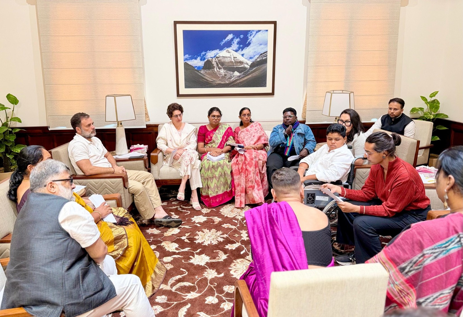 Rahul Gandhi discussing the Transgender Persons Amendment Bill Rahul Gandhi discussing the Transgender Persons Amendment Bill