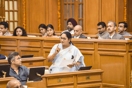 Delhi government officials discussing budget and market borrowing plans Delhi government officials discussing budget and market borrowing plans