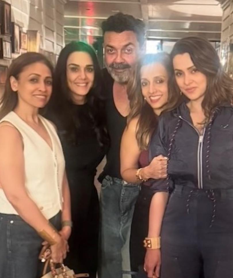 Preity Zinta and Bobby Deol reunion photos with friends Preity Zinta and Bobby Deol reunion photos with friends