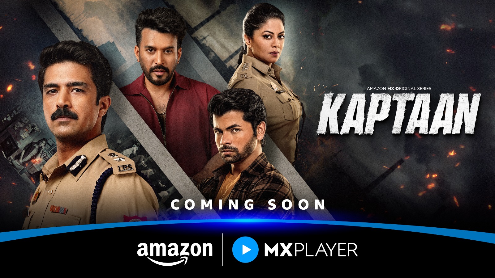 Saqib Saleem as SSP Samardeep in the cop drama Kaptaan Saqib Saleem as SSP Samardeep in the cop drama Kaptaan