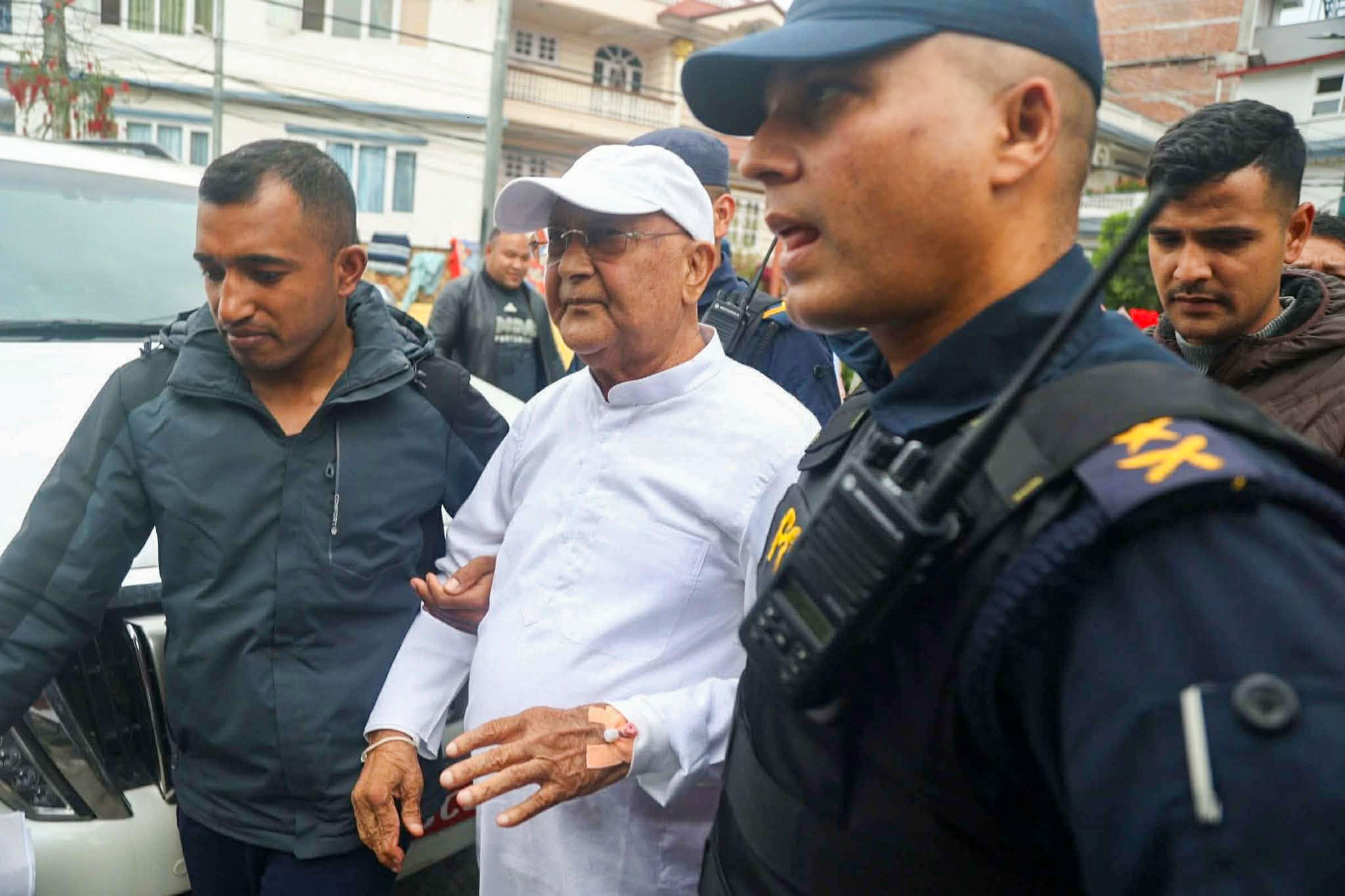 Former PM Oli arrest triggers protests in Kathmandu Nepal Former PM Oli arrest triggers protests in Kathmandu Nepal