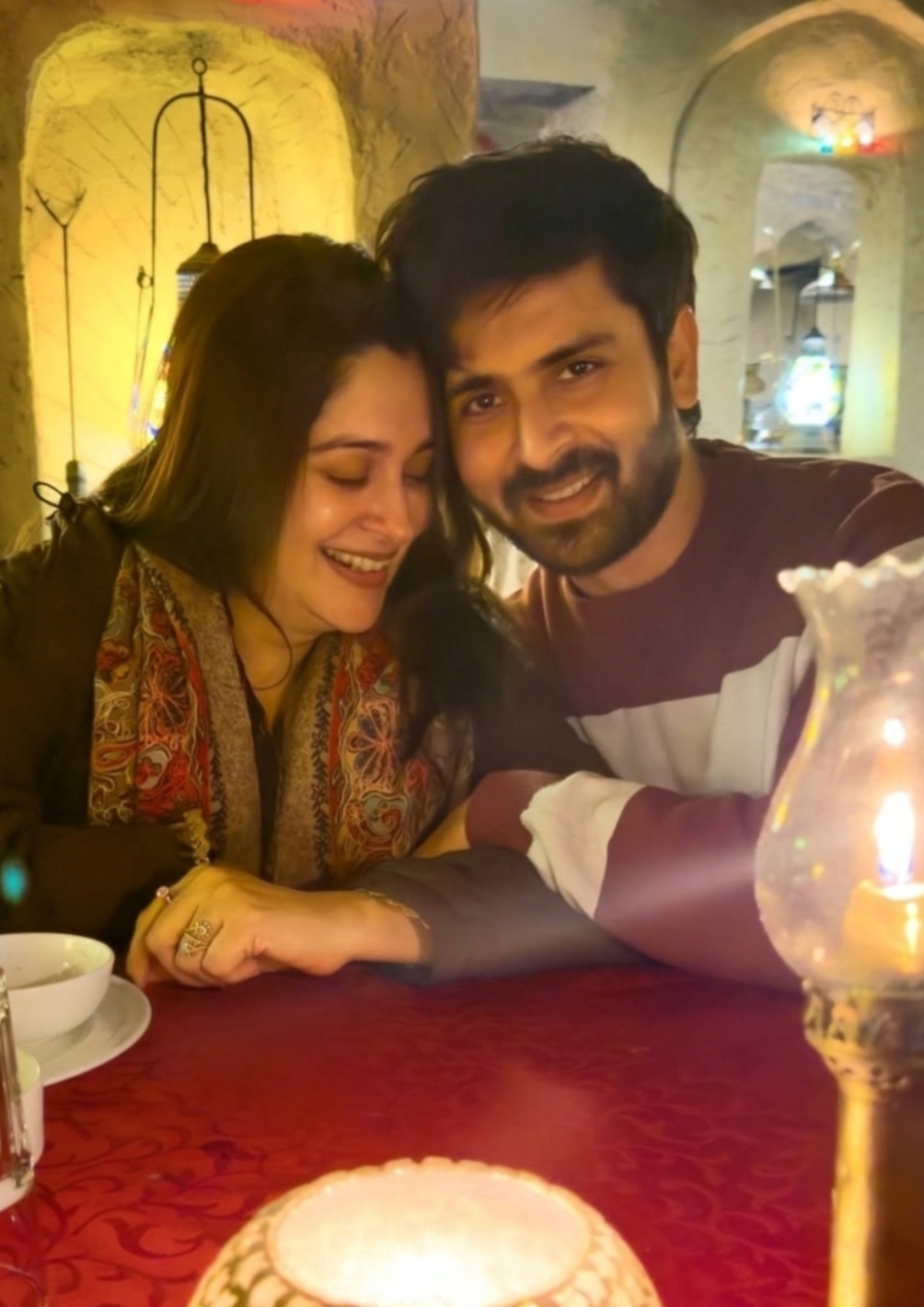 Dipika Kakar and Shoaib Ibrahim in a candid moment discussing emotions Dipika Kakar and Shoaib Ibrahim in a candid moment discussing emotions