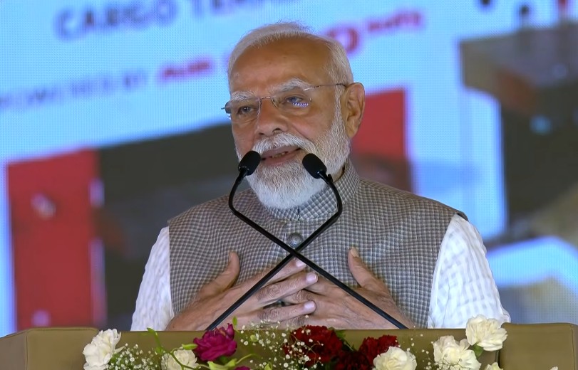 PM Modi inaugurating Noida International Airport in Jewar Uttar Pradesh PM Modi inaugurating Noida International Airport in Jewar Uttar Pradesh