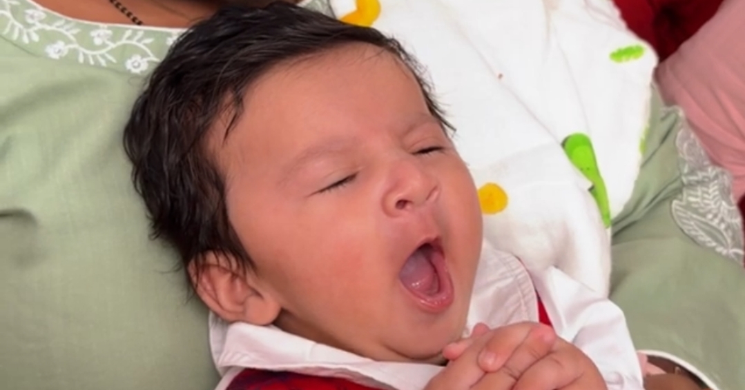 Bharti Singh newborn baby Kaju face reveal with family Bharti Singh newborn baby Kaju face reveal with family