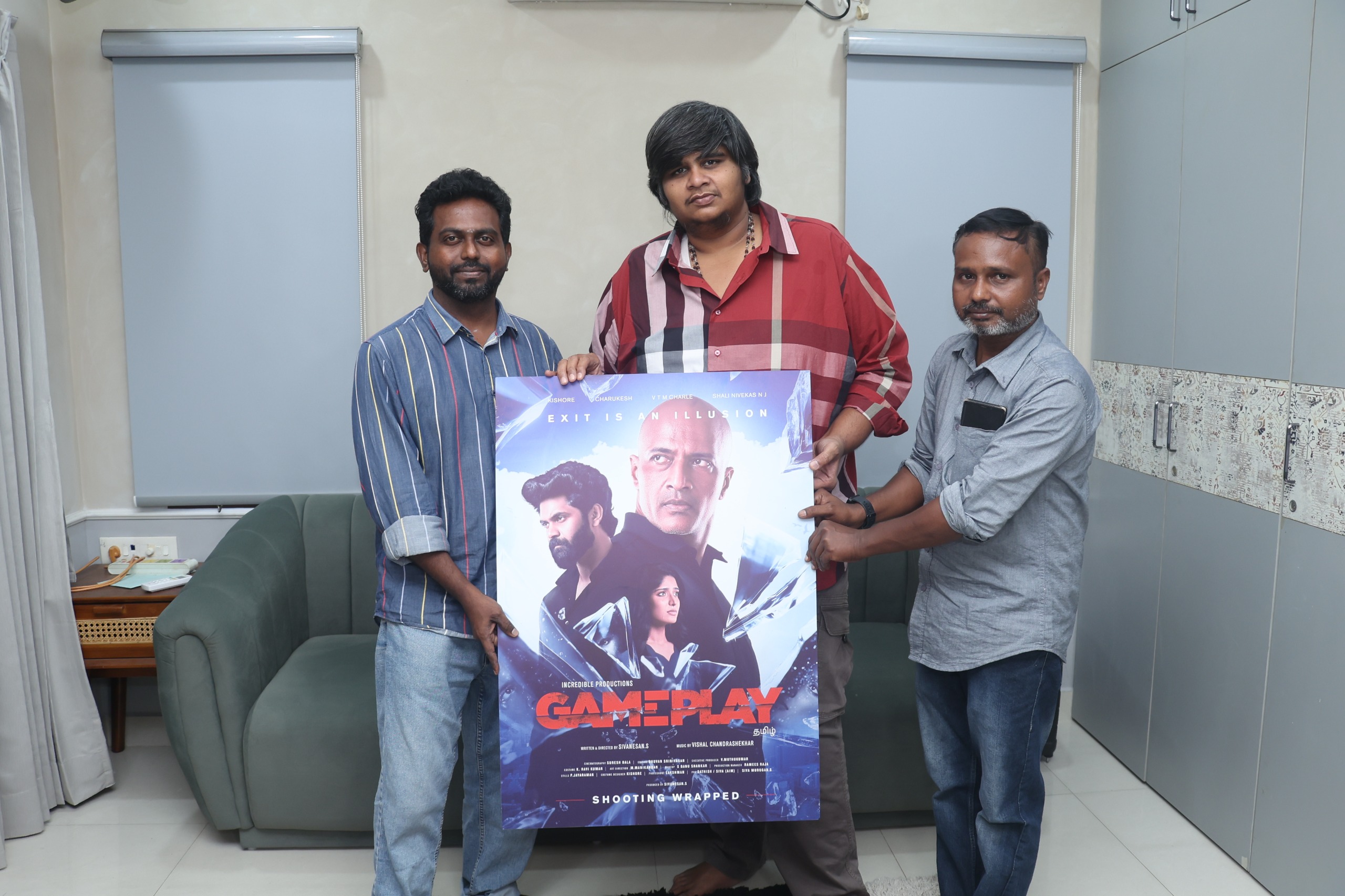 First look poster of Game Play movie starring Kishore First look poster of Game Play movie starring Kishore