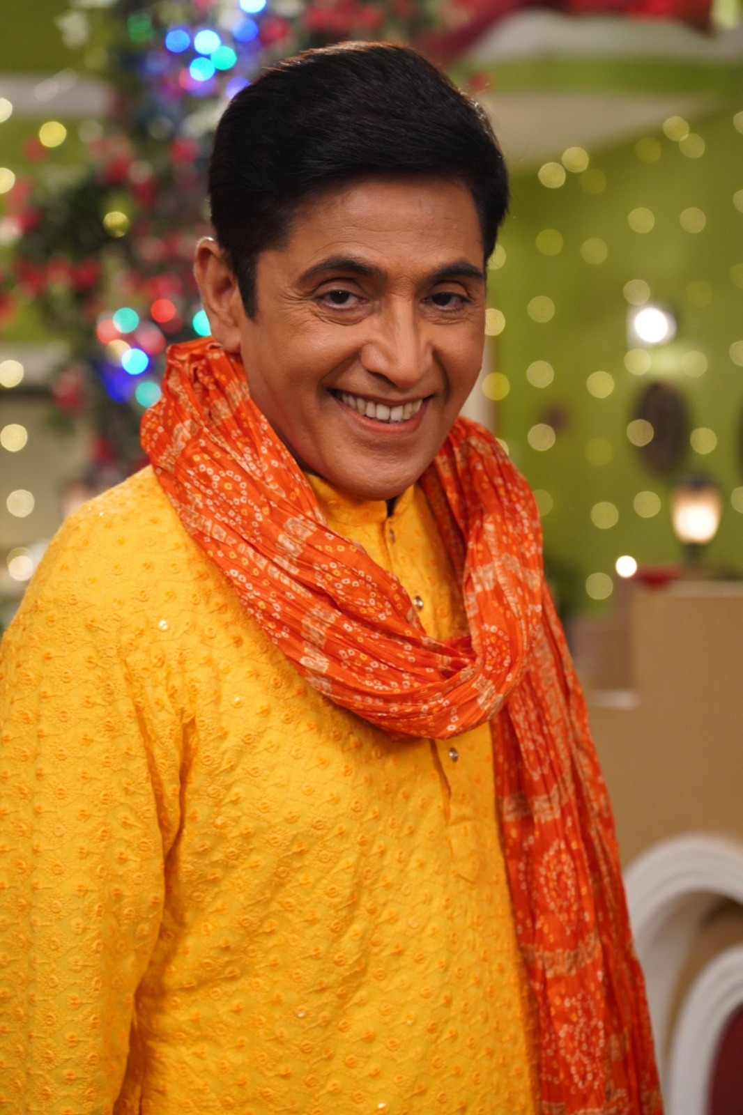 Actor Aasif Sheikh smiling during Eid celebrations Actor Aasif Sheikh smiling during Eid celebrations