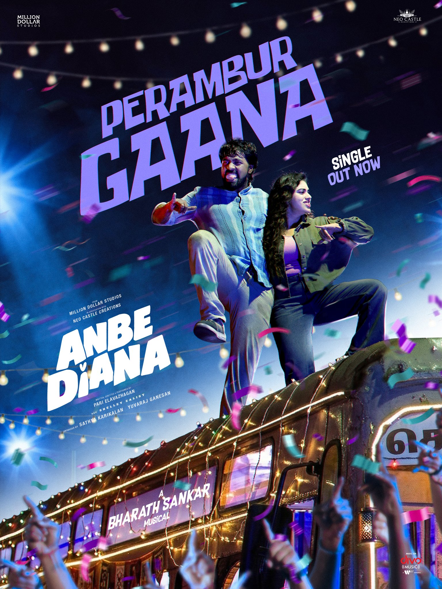Perambur Gaana song from Anbe Diana film poster Perambur Gaana song from Anbe Diana film poster