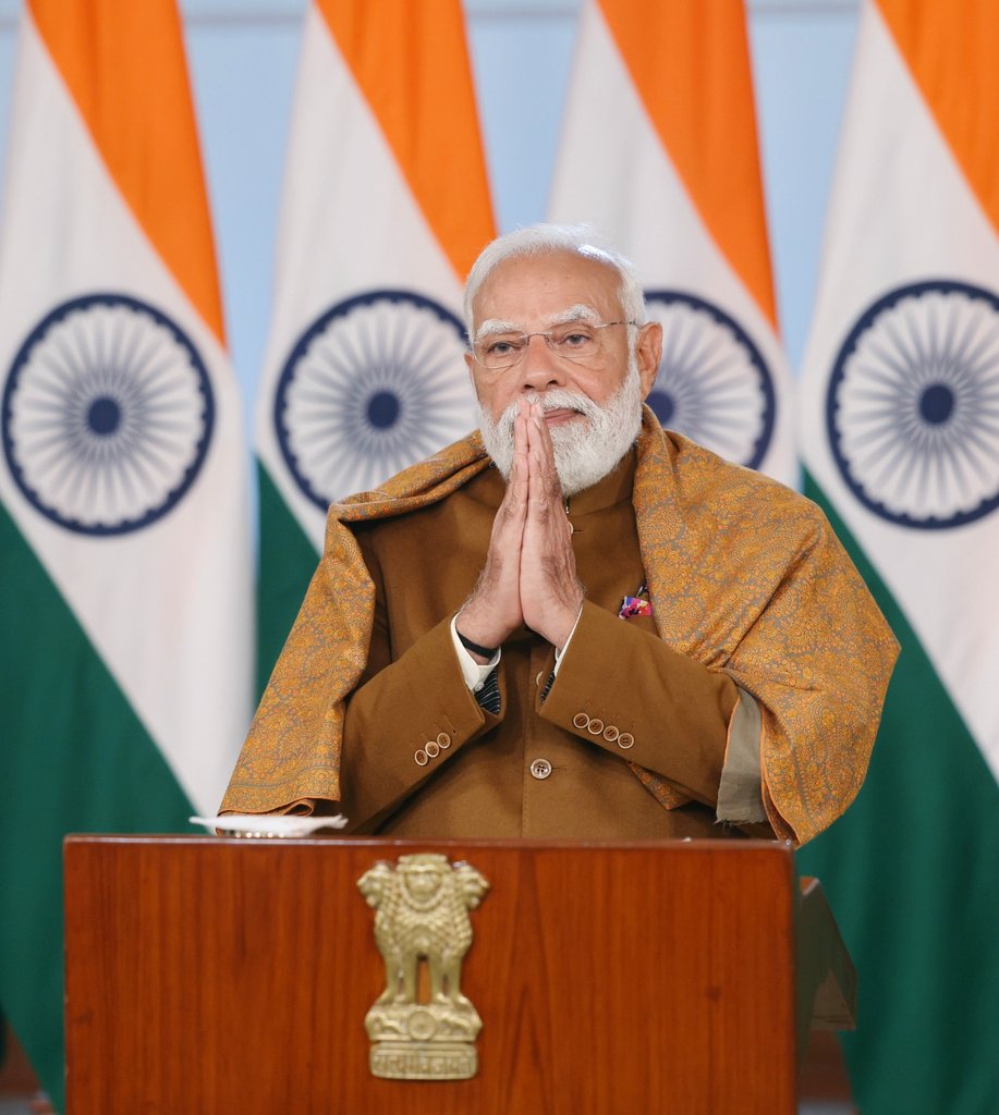 PM Modi during a public address on governance and development PM Modi during a public address on governance and development