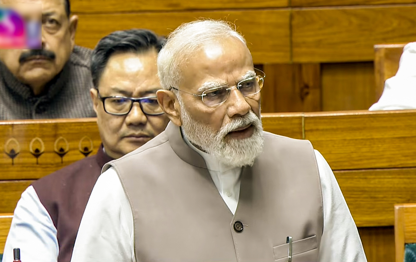 PM Modi addressing Parliament on West Asia conflict PM Modi addressing Parliament on West Asia conflict