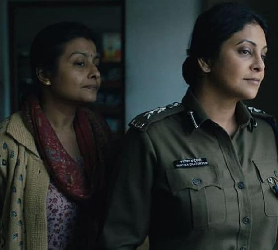 Jaya Bhattacharya as Vimla Bharadwaj in Delhi Crime series Jaya Bhattacharya as Vimla Bharadwaj in Delhi Crime series