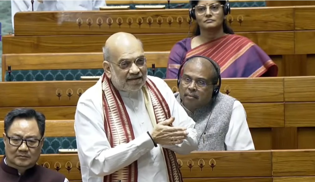 HM Shah addressing Lok Sabha about CBI probe in Punjab officer suicide case HM Shah addressing Lok Sabha about CBI probe in Punjab officer suicide case