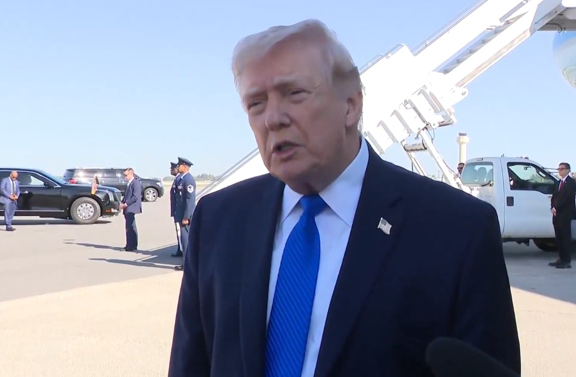 US President Donald Trump speaking about Iran nuclear talks US President Donald Trump speaking about Iran nuclear talks