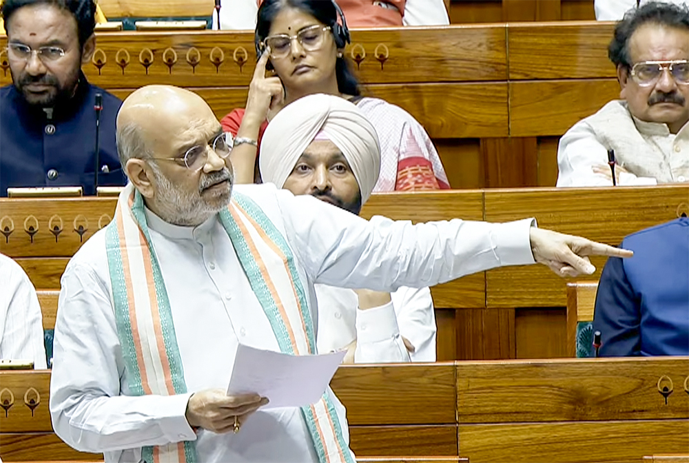 HM Amit Shah addressing parliament on India becoming Naxal-free HM Amit Shah addressing parliament on India becoming Naxal-free