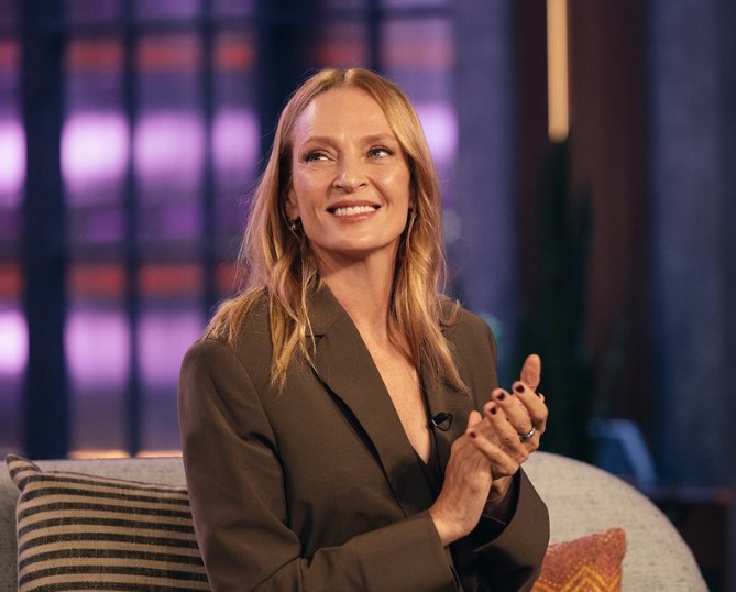 Uma Thurman as Devora Kasimer in Pretty Lethal movie scene Uma Thurman as Devora Kasimer in Pretty Lethal movie scene