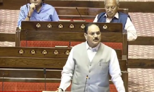 BJP leader JP Nadda speaking in Rajya Sabha about INDIA Bloc appeasement politics BJP leader JP Nadda speaking in Rajya Sabha about INDIA Bloc appeasement politics
