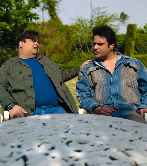 Kiku Sharda and Krushna Abhishek in a comedy video about weight loss advice Kiku Sharda and Krushna Abhishek in a comedy video about weight loss advice