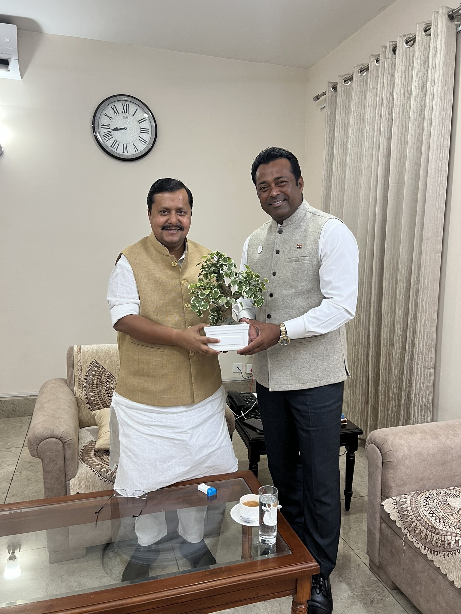 Leander Paes joins BJP event photo Leander Paes joins BJP event photo