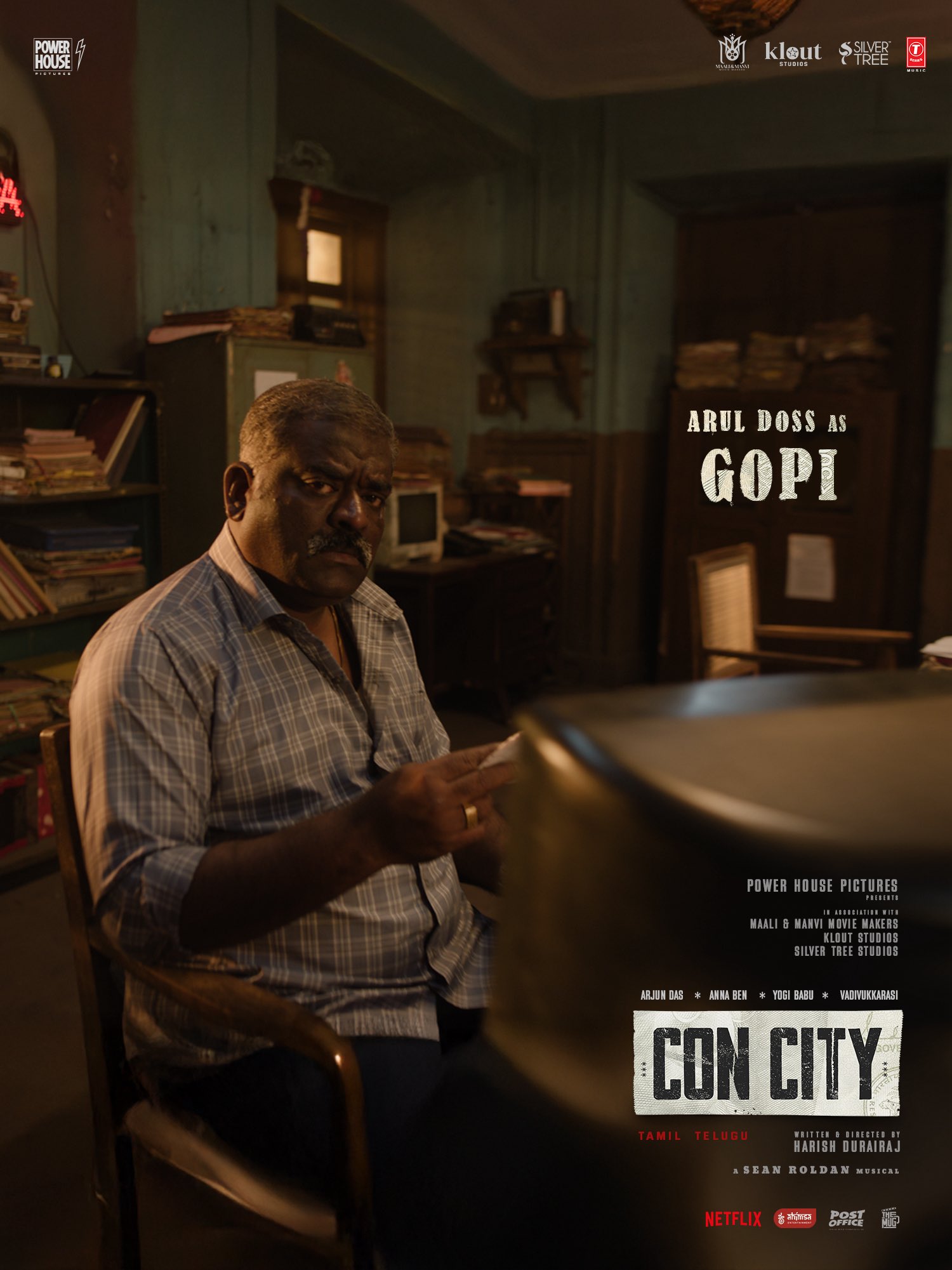 Arul Doss as Gopi in Con City film still Arul Doss as Gopi in Con City film still