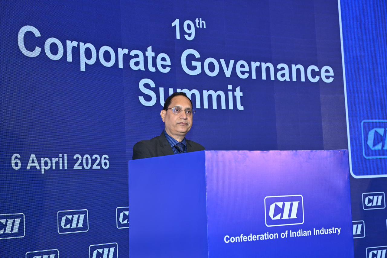 SEBI Chairman addressing corporate governance summit on West Asia crisis and global energy flows SEBI Chairman addressing corporate governance summit on West Asia crisis and global energy flows