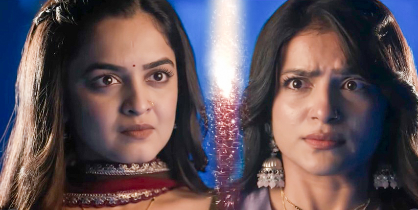 Tanvi Shewale as Roshni in Udne Ki Asha dramatic scene Tanvi Shewale as Roshni in Udne Ki Asha dramatic scene