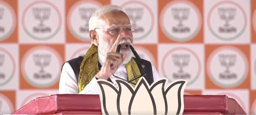 PM Modi addressing a campaign rally in Asansol West Bengal on corruption allegations PM Modi addressing a campaign rally in Asansol West Bengal on corruption allegations