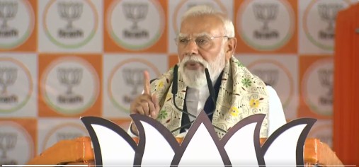 Prime Minister Narendra Modi addressing an election rally in Asansol West Bengal Prime Minister Narendra Modi addressing an election rally in Asansol West Bengal