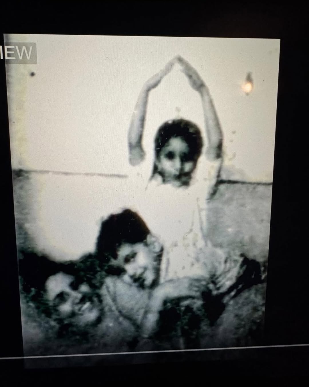 Shabana Azmi childhood photo with brother Baba Azmi and mother Shabana Azmi childhood photo with brother Baba Azmi and mother
