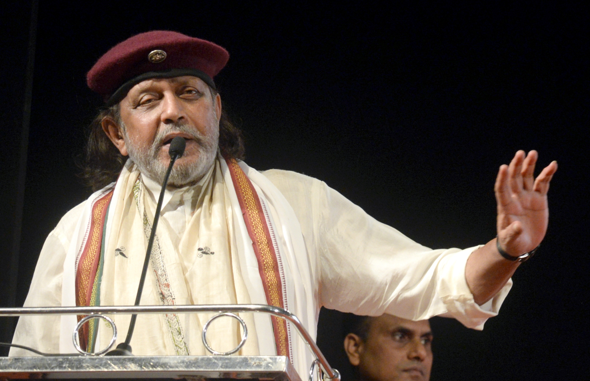 Mithun Chakraborty discussing his career and political views in interview Mithun Chakraborty discussing his career and political views in interview