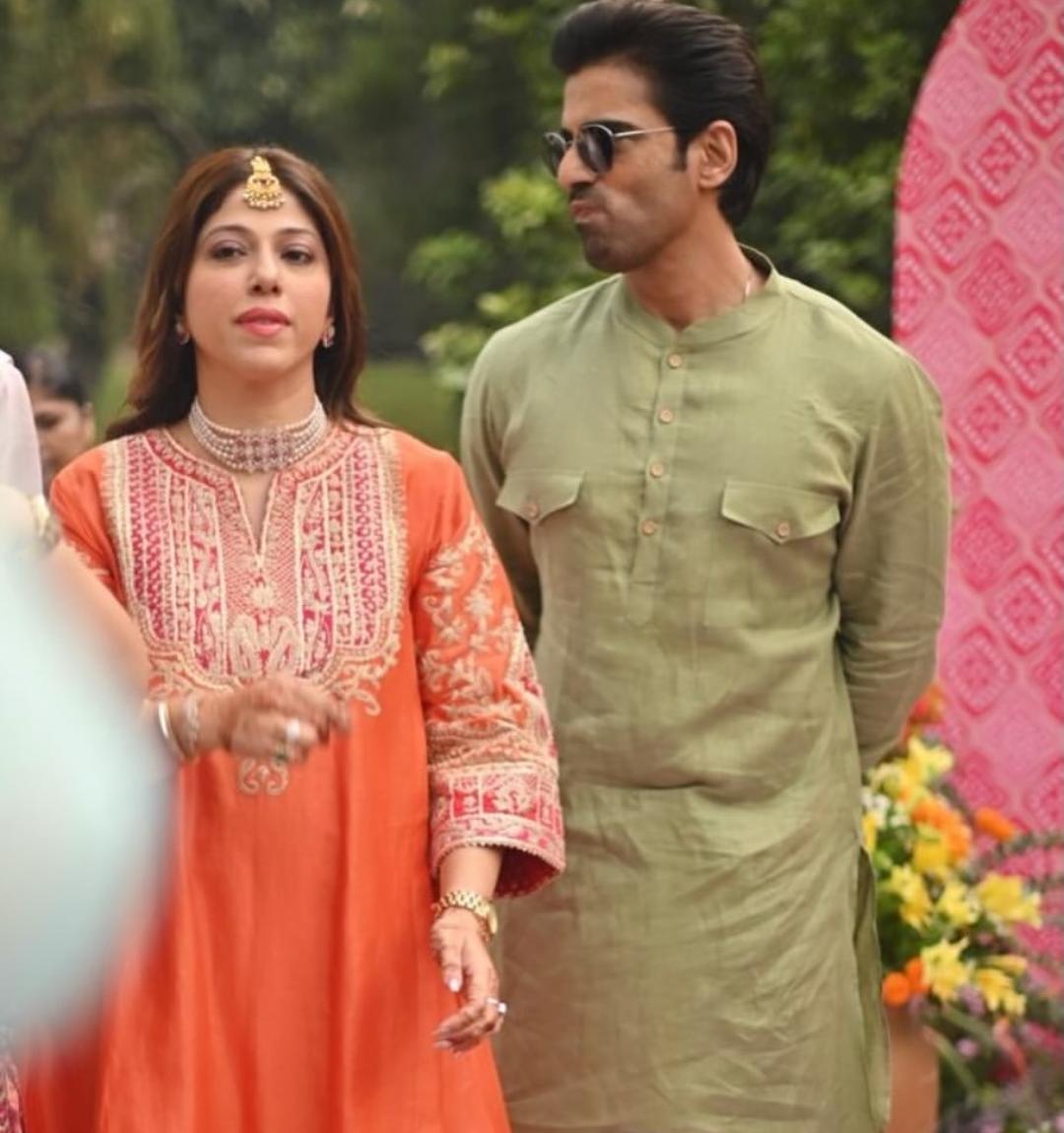Aditi Malikk and Mohitt Maalik smiling together Aditi Malikk and Mohitt Maalik smiling together