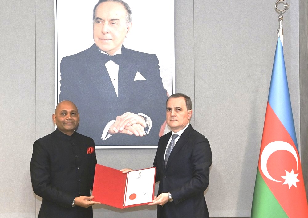 Ambassador Abhay Kumar meeting with Azerbaijan Foreign Minister Jeyhun Bayramov Ambassador Abhay Kumar meeting with Azerbaijan Foreign Minister Jeyhun Bayramov