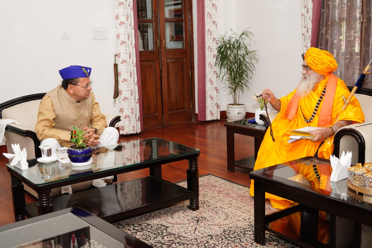 Uttarakhand Chief Minister Pushkar Singh Dhami at Kedarnath Dham discussing pilgrimage preparations Uttarakhand Chief Minister Pushkar Singh Dhami at Kedarnath Dham discussing pilgrimage preparations
