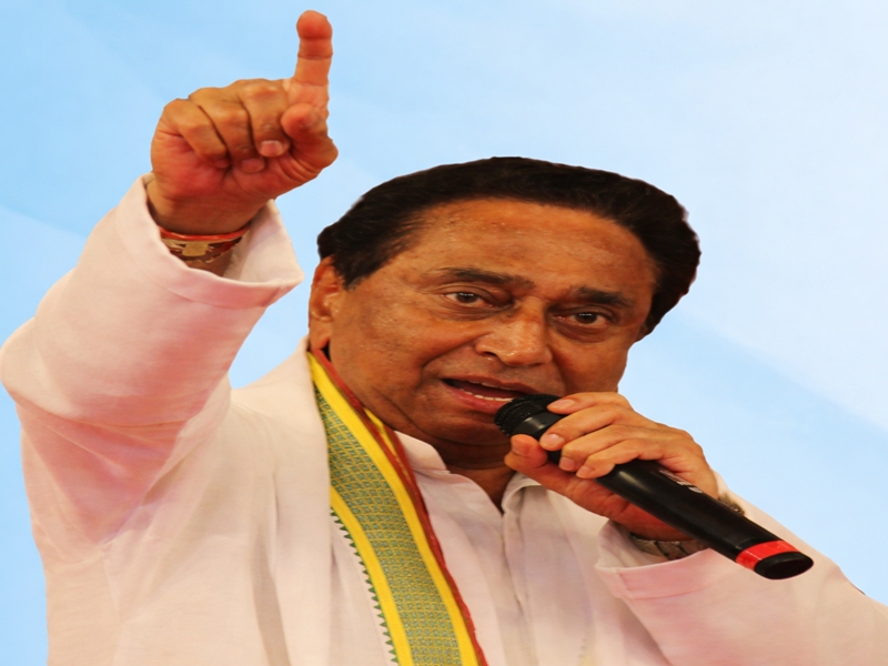 Kamal Nath addressing media on LPG shortage claims Kamal Nath addressing media on LPG shortage claims