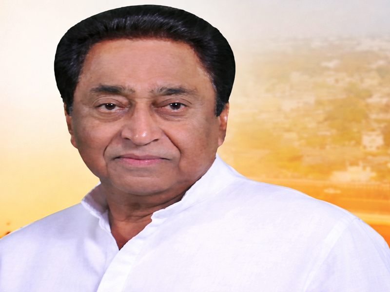 Kamal Nath speaking to reporters about LPG shortage claims Kamal Nath speaking to reporters about LPG shortage claims