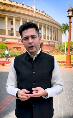 Raghav Chadha speaking about his removal from AAP deputy leader post Raghav Chadha speaking about his removal from AAP deputy leader post