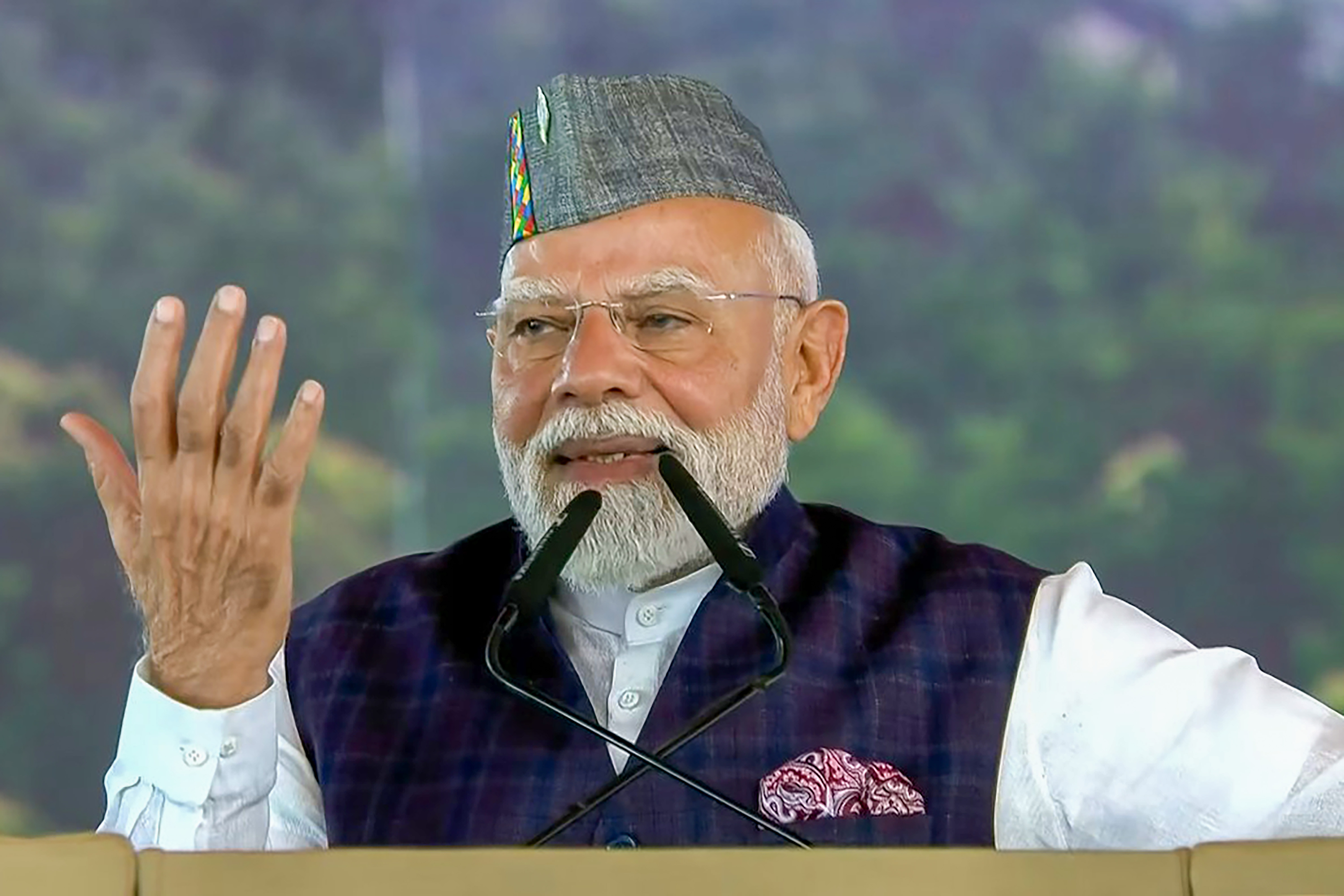 PM Modi at Delhi-Dehradun Expressway inauguration ceremony in Uttarakhand PM Modi at Delhi-Dehradun Expressway inauguration ceremony in Uttarakhand