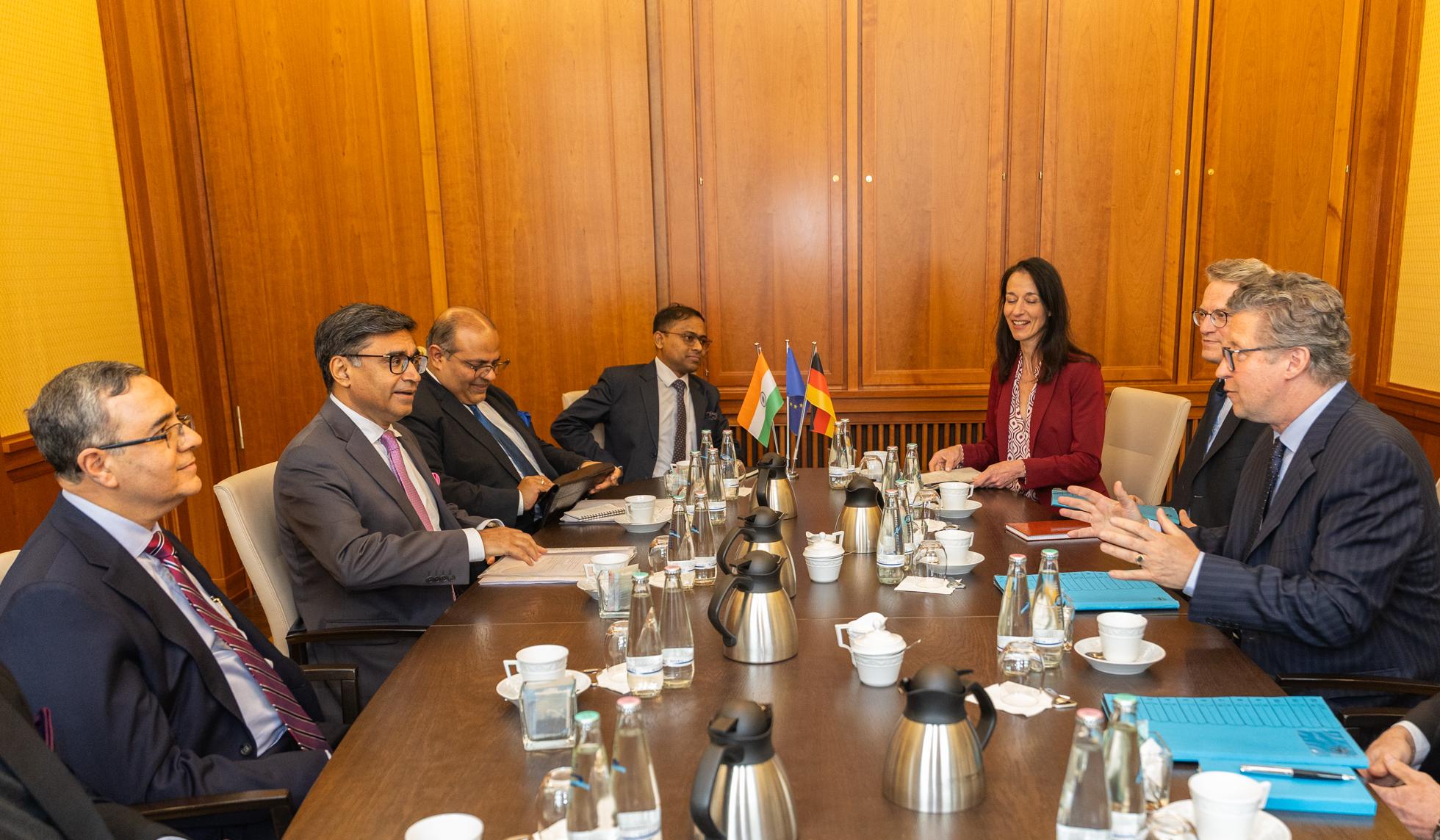 India Germany strategic partnership meeting officials in Berlin India Germany strategic partnership meeting officials in Berlin
