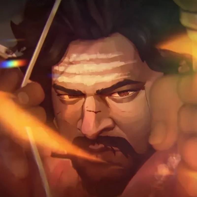 Baahubali The Eternal War animation film poster or scene Baahubali The Eternal War animation film poster or scene