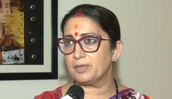 Smriti Irani speaking about Trinamool Congress and election integrity Smriti Irani speaking about Trinamool Congress and election integrity