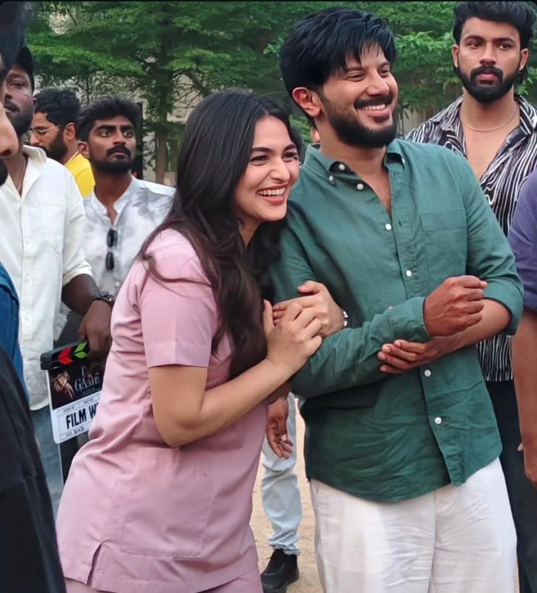 Dulquer Salmaan on the set of I'm Game film wrap day Dulquer Salmaan on the set of I'm Game film wrap day