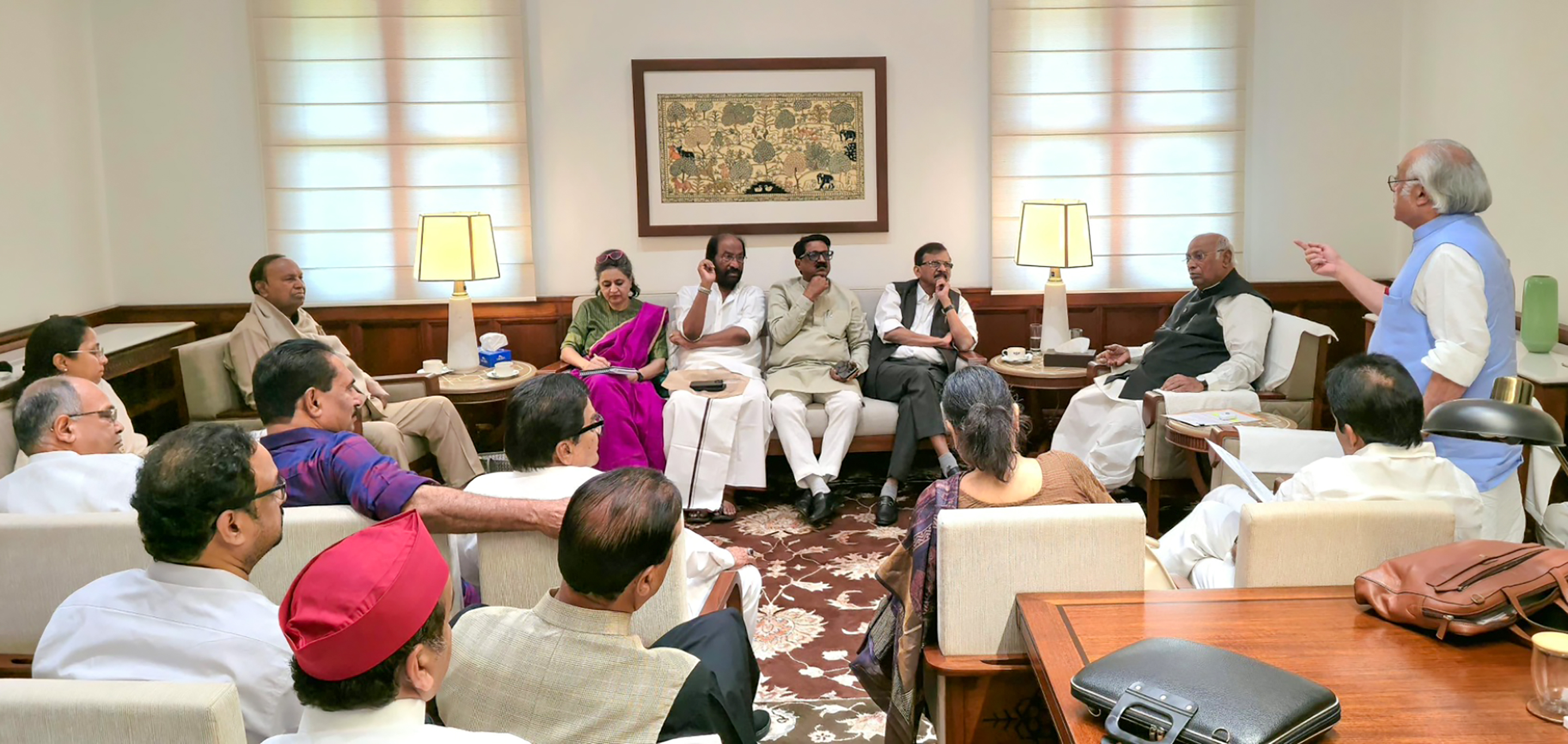Opposition leaders meeting after Women's Reservation Bill defeat Opposition leaders meeting after Women's Reservation Bill defeat