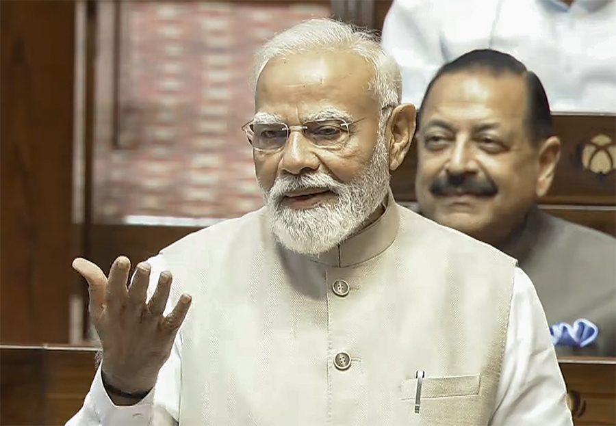 PM Modi addressing Parliament on the Women's Reservation Bill PM Modi addressing Parliament on the Women's Reservation Bill
