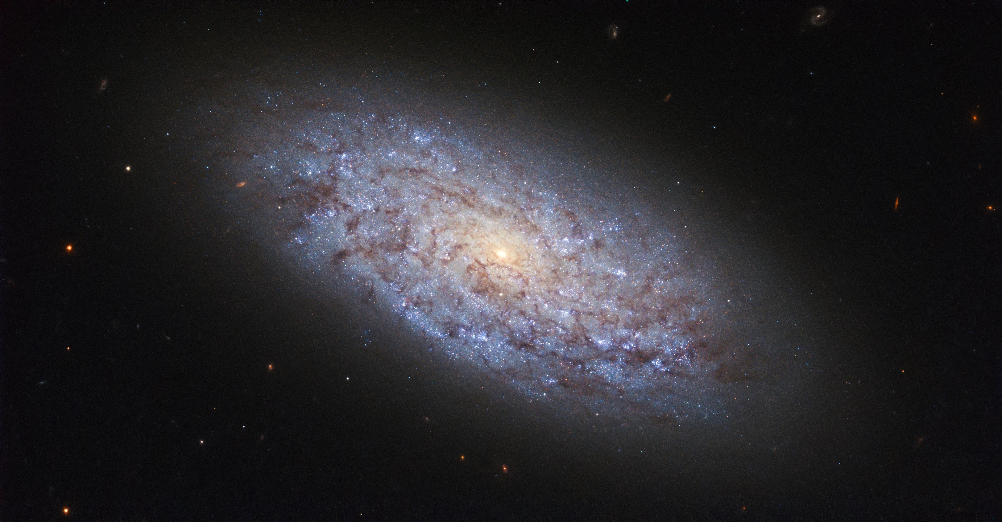 Illustration of dwarf galaxy with possible intermediate-mass black hole at center Illustration of dwarf galaxy with possible intermediate-mass black hole at center