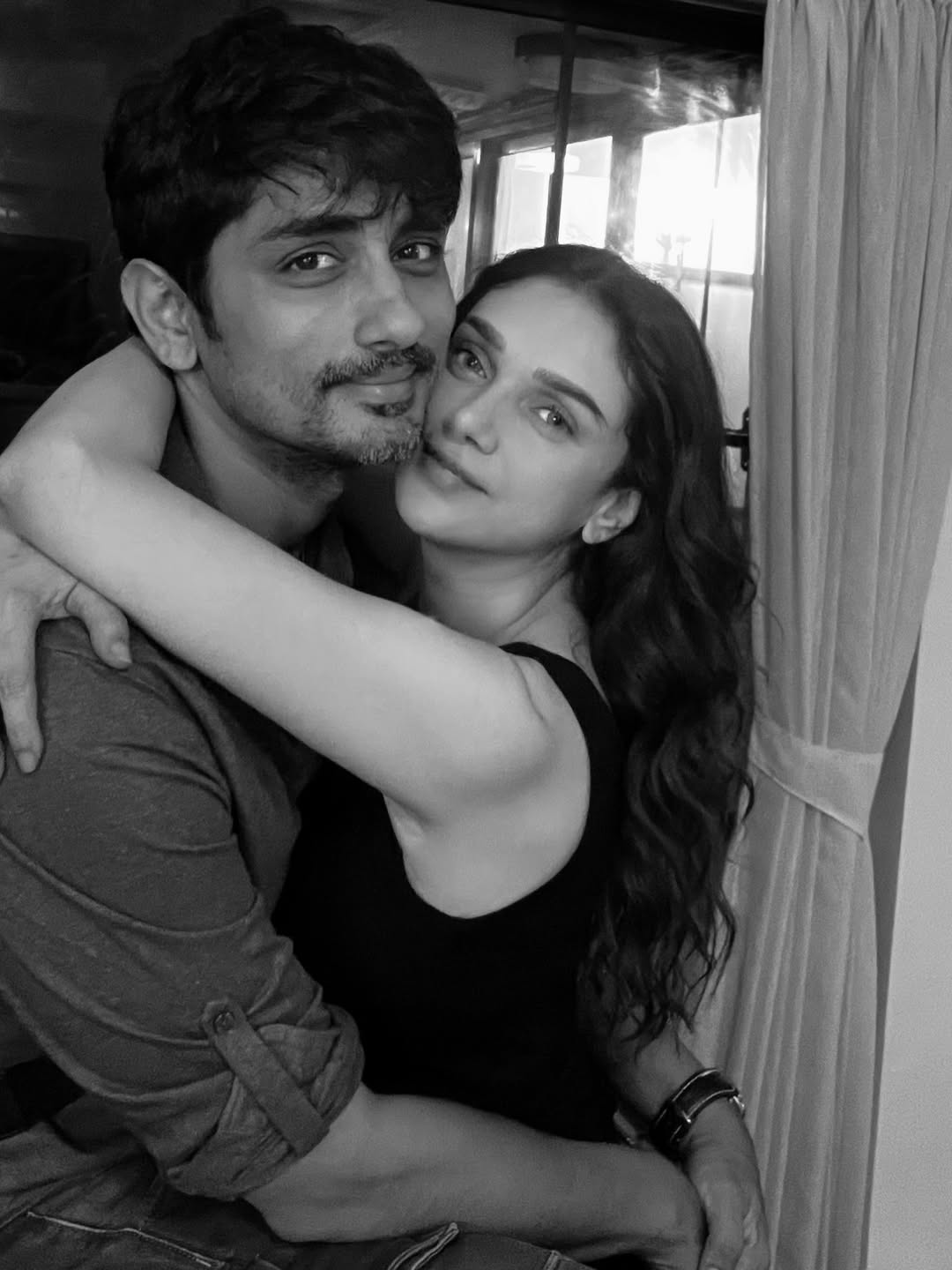 Aditi Rao Hydari and Siddharth birthday celebration photo Aditi Rao Hydari and Siddharth birthday celebration photo