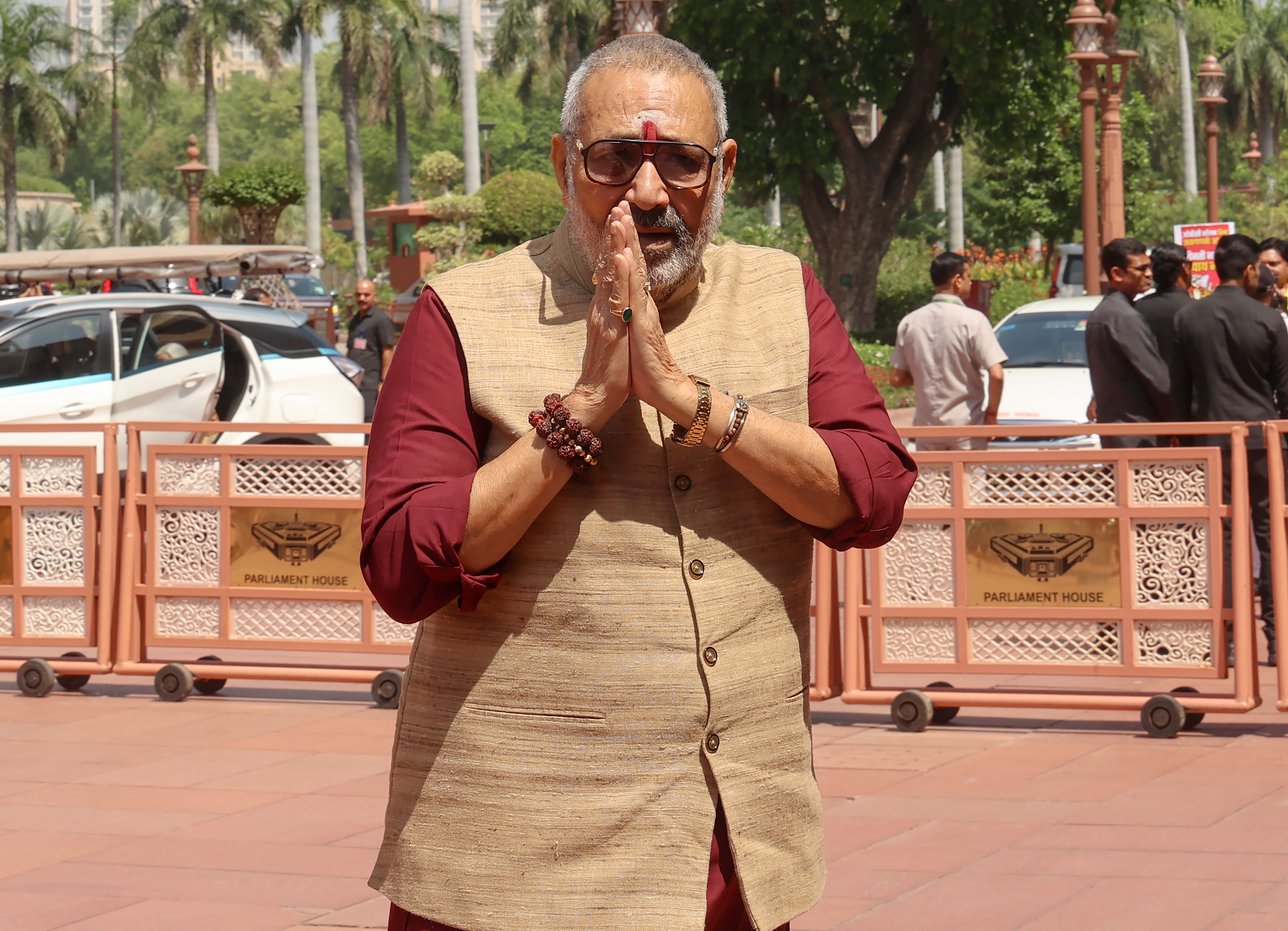 Union ministers addressing press conference on women reservation bill setback Union ministers addressing press conference on women reservation bill setback