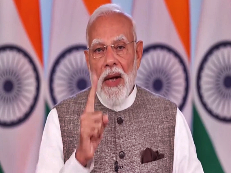 PM Modi addressing the nation on women's reservation bill PM Modi addressing the nation on women's reservation bill