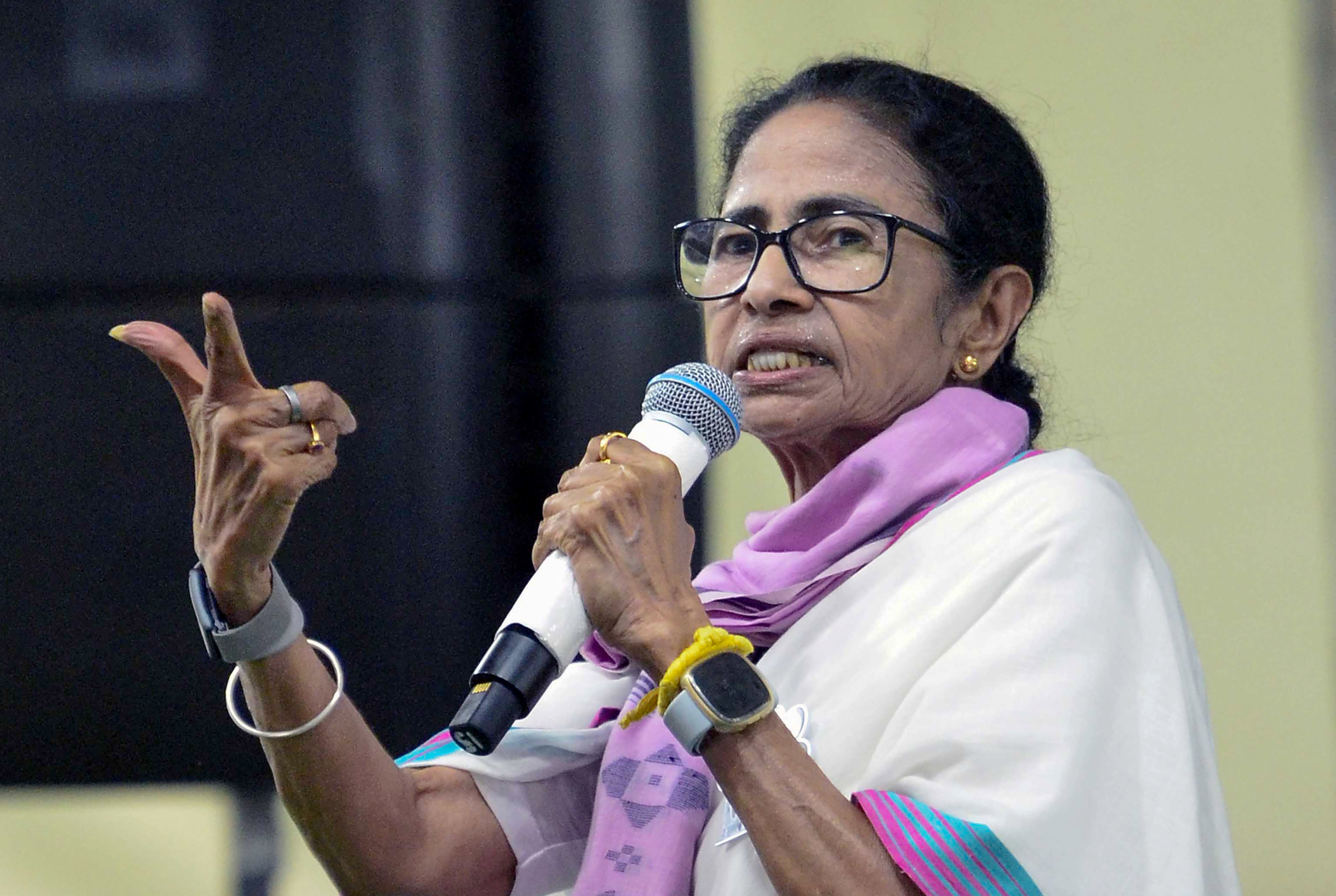 Mamata Banerjee addressing media on delimitation bill and women's reservation Mamata Banerjee addressing media on delimitation bill and women's reservation