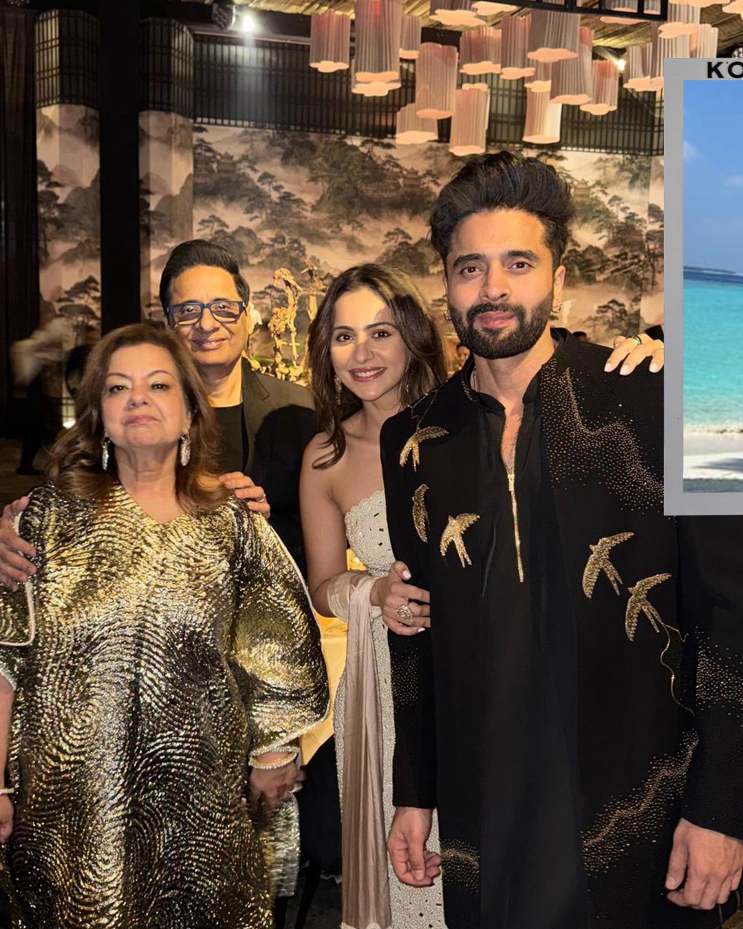 Rakul Preet Singh and Vashu Bhagnani family birthday photo Rakul Preet Singh and Vashu Bhagnani family birthday photo